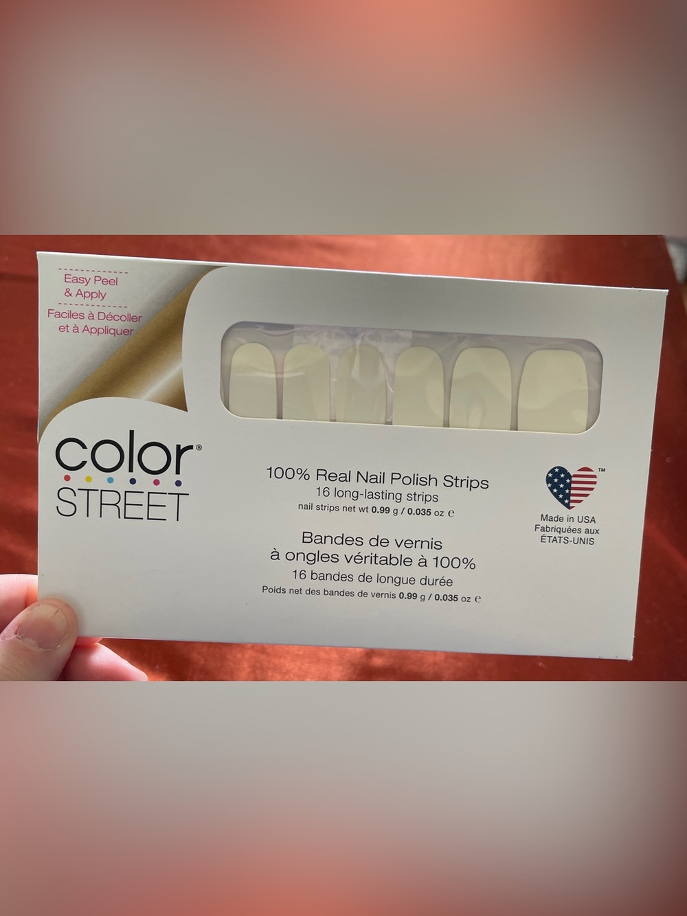 Color Street Swiss And Tell White Nail Polish Strips